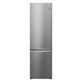 lg gbb62pzjmn frigorifero combinato, classe e, 384l, no frost, inox