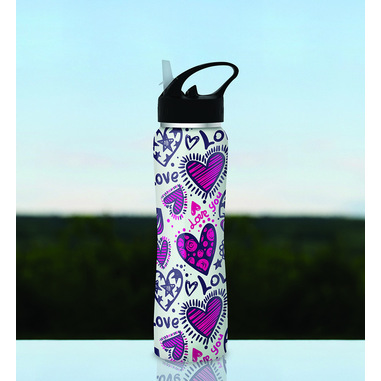 The Steel Bottle TSBMW44LOV Uso quotidiano 500 ml Acciaio Multicolore