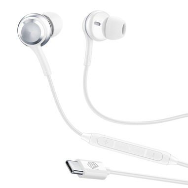 Music Sound In-Ear Earphones Auricolare con design In-Ear e connettore USB-C