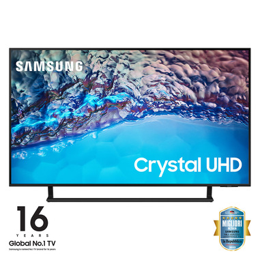 Samsung Series 8 TV Crystal UHD 4K 50” UE50BU8570 Smart TV Wi-Fi Black 2022, Ultra sottile, Colori reali, Gaming mode, Suono dinamico