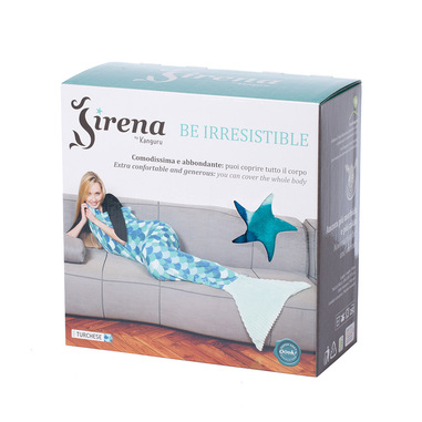 Kanguru Coperta coda di Sirena Turquoise