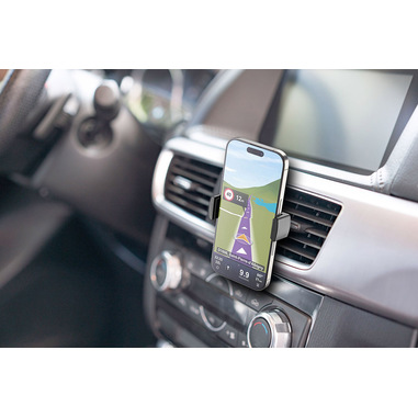 Cellularline Spin - Universal Supporto smartphone da auto per alette di aerazione