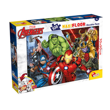 Liscianigiochi Marvel Puzzle Df Maxi Floor 108 Avengers