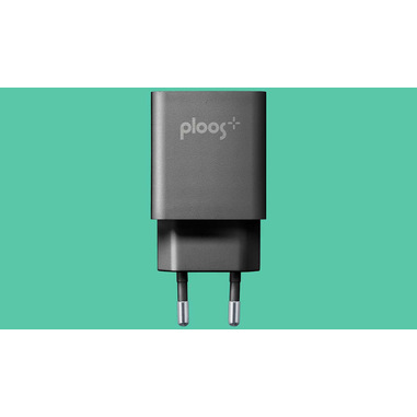 PLOOS - USB-C ADAPTER 18W - Universal Caricabatterie da rete USB-C 18W Nero