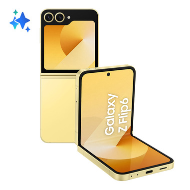 Samsung Galaxy Z Flip6 Smartphone AI, 256GB, RAM 12GB, Display 3,4" SAMOLED/6,7" Dynamic AMOLED 2X, Yellow