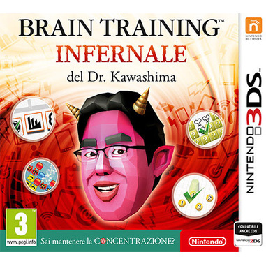 Nintendo Brain Training infernale del Dr. Kawashima, 3DS Standard ITA Nintendo 3DS