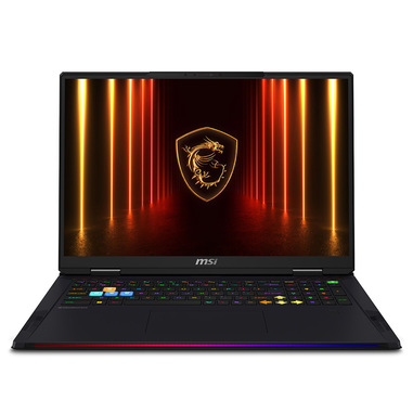 MSI Raider A18 HX A9WIG-078IT AMD Ryzen™ 9 9955HX3D Computer portatile 45,7 cm (18") UHD+ 64 GB DDR5-SDRAM 2 TB SSD NVIDIA GeForce RTX 5080 Wi-Fi 7 (802.11be) Windows 11 Home Nero