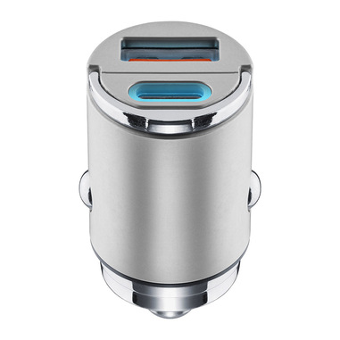 Cellularline Mini Caricabatterie Auto 30W Dual