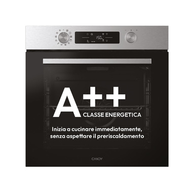 Candy CA6 NP5B3HTX1 78 L Nero, Acciaio inox