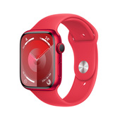 apple watch series 9 gps cassa 45m in alluminio (product)red con cinturino sport band (product)red - m/l
