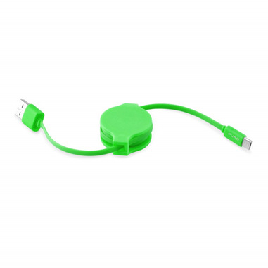 PURO CMICRORTICONGRN cavo USB 1 m USB 2.0 USB A Micro-USB A Verde