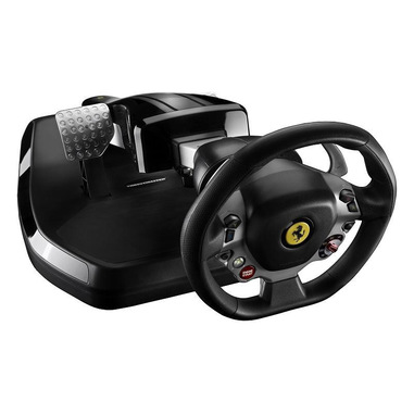 Thrustmaster Ferrari Vibration GT Cockpit 458 Italia Edition Nero USB 2.0 Sterzo + Pedali PC, Xbox