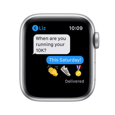 Apple Watch Serie 6 GPS + Cellular, 40mm in alluminio argento con cinturino  Sport Bianco | Smartwatch in offerta su Unieuro