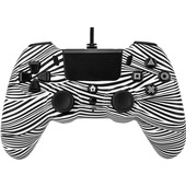qubick wired controller nero bianco (ps4)