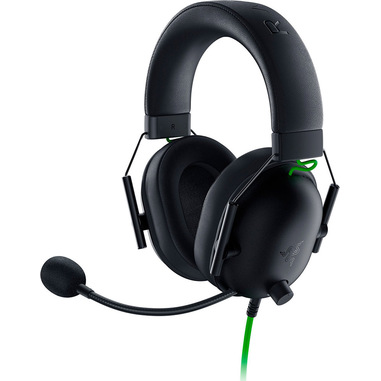 Razer Blackshark V2 X Auricolare Cablato A Padiglione Gaming Nero, Verde