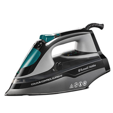 Russell Hobbs 25400-56 ferro da stiro Ferro a vapore Piastra in Ceramica 3100 W Nero, Verde, Grigio