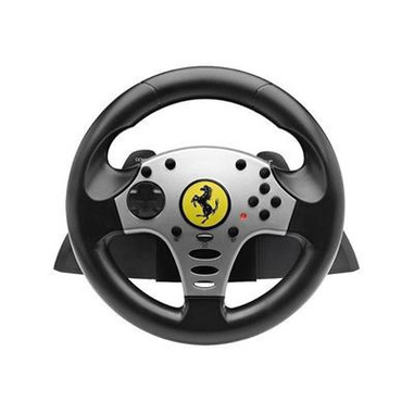 Thrustmaster Ferrari Challenge Racing Wheel (PC/PS3) Sterzo + Pedali PC,Playstation 3 Digitale Game port Nero, Argento