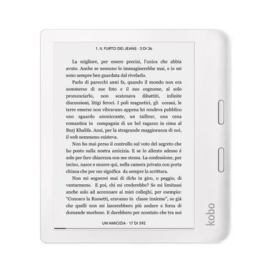 Rakuten Kobo Libra 2 lettore e-book Touch screen 32 GB Wi-Fi Bianco