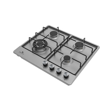 Electroline GHEM60F43 piano cottura Acciaio inox Da incasso 60 cm Gas 4 Fornello(i)