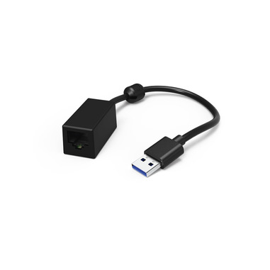 Hama Convertitore USB 3.0 / 8p8c F (RJ 45), Fast Ethernet LAN 10/100/1000, Gigabit, nero
