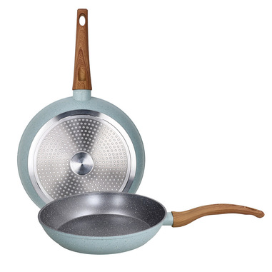 Tognana Porcellane SET 2 PZ PADELLA 24+28 cm LIGHT GREEN MARBLE