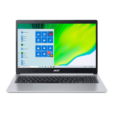 Acer Aspire 5 Computer portatile 39,6 cm (15.6") Full HD AMD Ryzen 7 8 GB DDR4-SDRAM 512 GB SSD Wi-Fi 5 (802.11ac) Windows 10 Home Argento
