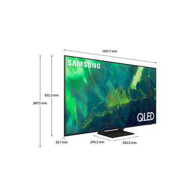 Samsung TV QLED 4K 65” QE65Q70A Smart TV Wi-Fi Titan Gray 2021 | TV QLED in  offerta su Unieuro