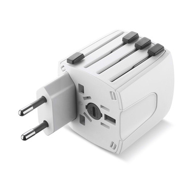 Cellularline World Travel Adapter - Universal Adattatore universale per prese di tutto il mondo