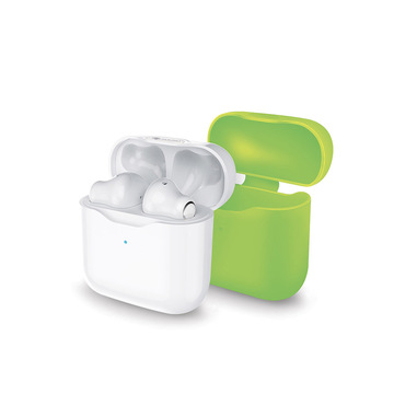 Meliconi Safe Pods Evo Auricolare True Wireless Stereo (TWS) In-ear Musica e Chiamate Bluetooth Verde, Bianco
