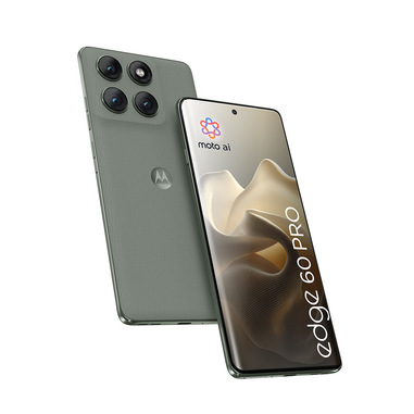 motorola edge 60 pro con moto ai (12/512gb, fotocamera 50+50+10mp, selfie 50mp, display 6.67" poled 120hz, mediatek dimensity 8350, batteria 6000mah, ricarica 90w, android 15), pantone shadow