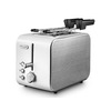 De'Longhi CTX 2203.W tostapane 2 fetta/e 550 W Argento, Bianco