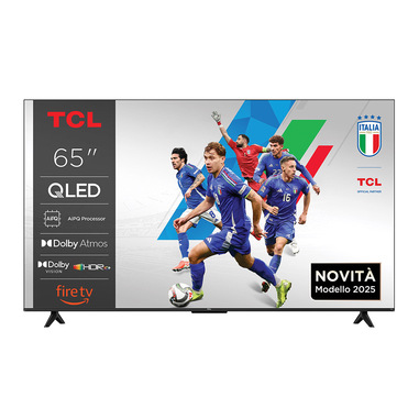 tcl t6c serie smart tv qled 4k 65" 65t6c, dolby vision & atmos, hdr10+, fire tv