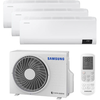 Samsung Trialsplit 9000+9000+12000BTu Luzon AJ052TXJ3KG/EU + 2x AR09TXHZAWKNEU + AR12TXHZAWKNEU condizionatore fisso