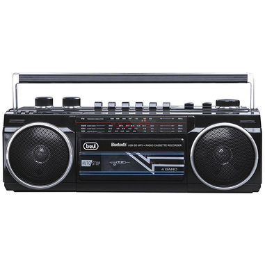 Trevi RADIO REGISTRATORE PORTATILE USB SD WIRELESS CASSETTA RR 501 BT NERO