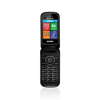 Brondi Stone 6,1 cm (2.4") 86 g Nero Telefono cellulare basico