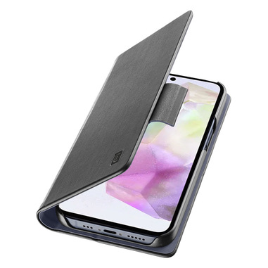 Cellularline Book - Galaxy A36/A56 Custodia a libro con tasca portatessera e chiusura magnetica