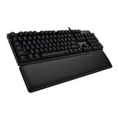 logitech g g513 carbon rgb mechanical gaming keyboard, gx blue (clicky) tastiera usb qwerty inglese carbonio