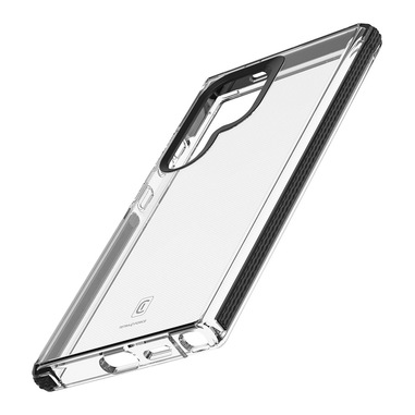 Cellularline Tetra Force Strong Guard - Galaxy S25 Ultra Custodia flessibile ultra-protettiva, anti-shock con tecnologia antibatterica Microban® integrata