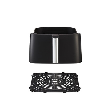 Kit Accessori Per Airfryer Ninja AF140EU/AF180EU - 11 Pezzi In Silicone E Acciaio Inox (Inserti, Spiedini, Guanti E Spazzola)