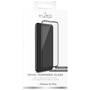 PURO SDGFSIPHONEX65BLK protezione per schermo Pellicola proteggischermo trasparente Telefono cellulare/smartphone Apple 1 pezzo(i)