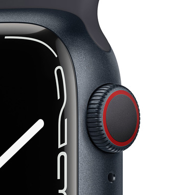 Apple Watch Series 7 GPS + Cellular, 41mm Cassa in Alluminio Mezzanotte con  Mezzanotte Cinturino Sport - | Smartwatch in offerta su Unieuro