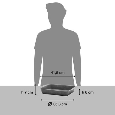 Aeternum AP000143 teglia da forno Rettangolare Alluminio