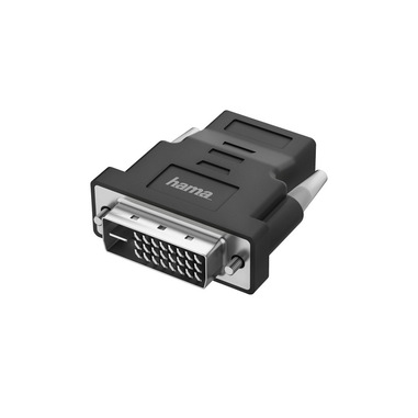 Hama Adattatore HDMI F/DVI-D M, Ultra HD 4K, Dual Link, nero