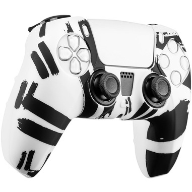 Qubick Controller Skin Nero Bianco (PS5)  Accessori Playstation 5 in  offerta su Unieuro