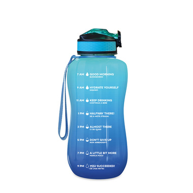 The Steel Bottle Borraccia Motivazionale MWB #3-BLUE&AQUAMARINE