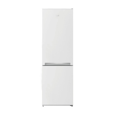 Beko RCSA270K30WN frigorifero con congelatore Libera installazione 270 L F Acciaio inossidabile, Bianco