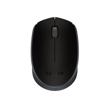 Logitech M171 Mouse Wireless, 2.4 GHz con Mini Ricevitore USB, Rilevamento Ottico, Durata ‎Batteria Fino a 12 Mesi, Mouse Ambidestro per PC/Mac/Laptop, Nero