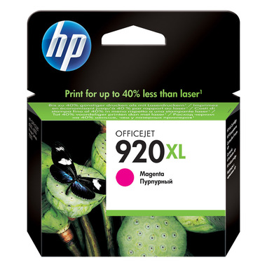 HP 920XL Magenta Officejet Ink Cartridge cartuccia d'inchiostro 1 pz Originale Resa standard