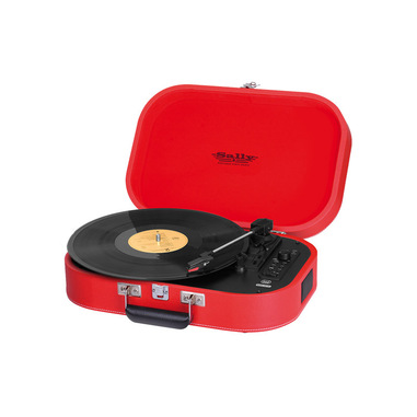 Trevi SALLY GIRADISCHI STEREO WIRELESS USB AUX-IN BATTERIA RICARICABILE TT 1020 BT ROSSO