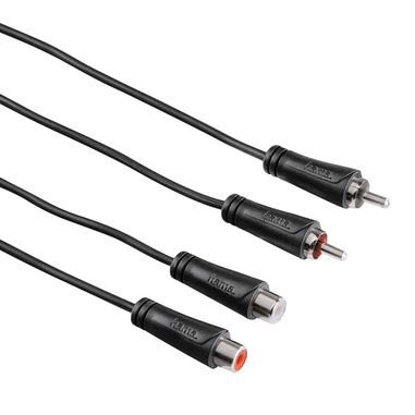 Hama Cavo prolunga 2 RCA M/2 RCA F, 5 metri, 1 stella